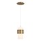 Dweled Banded 9in LED Pendant 3000K in Aged Brass PD-689 - alternate 3